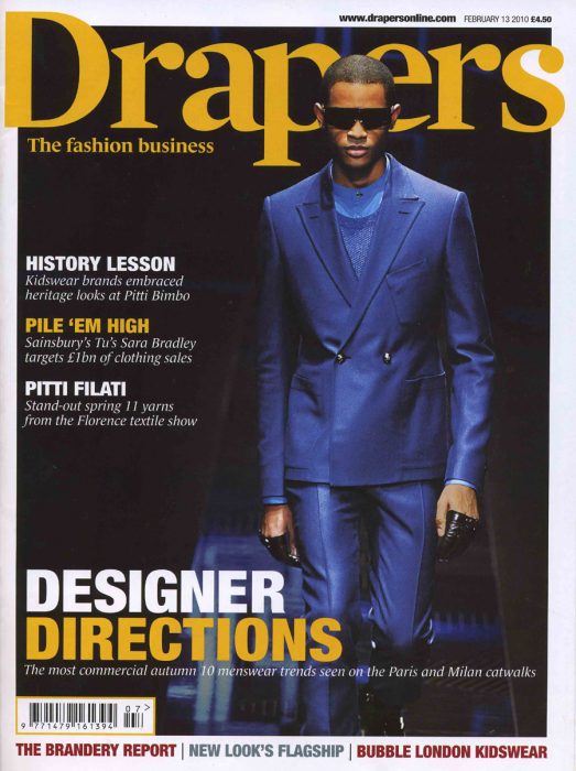 Drapers Magazine Cover