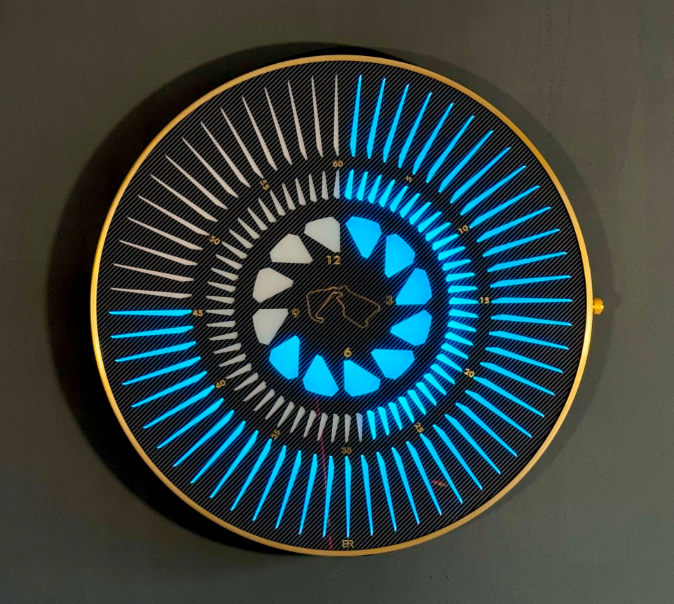 Tempus Grand Prix wall mounted luxury clock